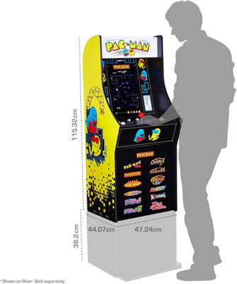 PAC-MAN Classic SE Arcade Game Machine 1.22 m Cabinet Arcade1Up 13 ...