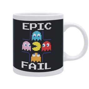 Pac Man Epic Fail Mug Black/White (One Size)