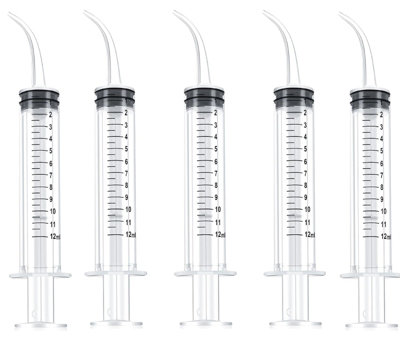 pack 12ml syringe/glue injection/dental irrigation syringe disposable ...