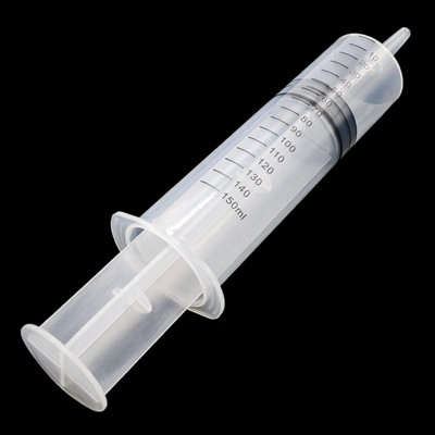 Pack 150ml Large Plastic Dosing Syringe with 1.3m Tubing and Tip ...