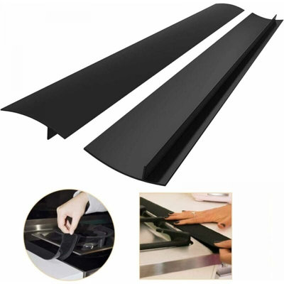 Pack 25 inch /63Cm Kitchen Countertop Edging Strips, Silicone Stove ...