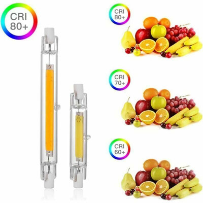 R7S LED Stab 78mm, 20W Dimmbar, Ersetzt 200W Halogen - 2 Stück, Warmweiß 3000K