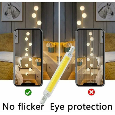 Ampoule LED R7S 118mm Dimmable 20W, LED Linéaire Projecteurs de type J