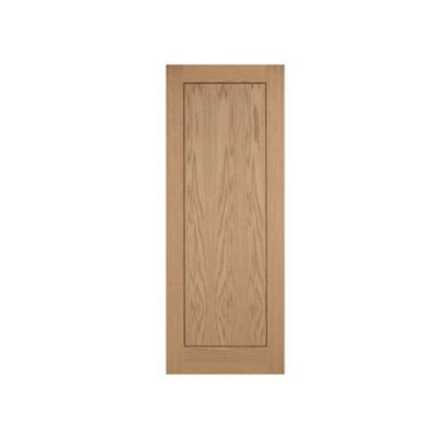 Pack of 1 (Total 1 Unit) Inlay Oak 1 Panel Pre-Finished Internal Door ...