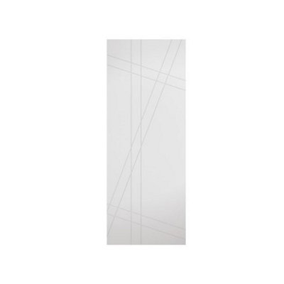 Pack of 1 (Total 1 Unit) LPD Hastings White Primed Door - 35mm (T) x ...