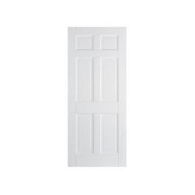 Pack of 1 (Total 1 Unit) LPD Regency White Primed 6 Panel Door - 35mm ...