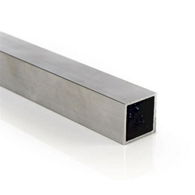 PACK OF 1 (Total 1 Units) - 127mm (H) x 127mm (W) x 6.3mm (T) - Premium Aluminium Box Section - 1000mm Length