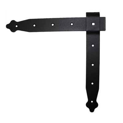 Pack of 1 x Flat Corner L Shape Plate, 250 x 250 mm Black Flat Right Angle Bracket, Decorative, Powder Coated Steel Repair Brace