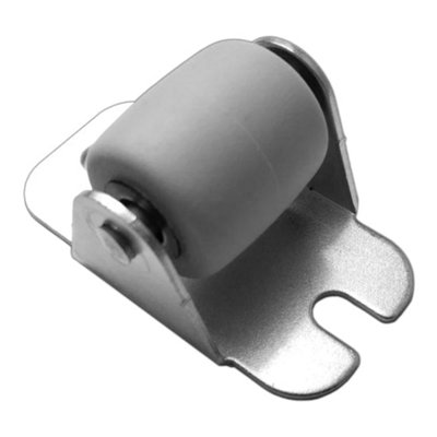 Pack of 1 x Heavy Duty Rubber Furniture Castor Wheel 22mm - Durable Furniture Caster Wheel - Easy Install, Carpet-Friendly