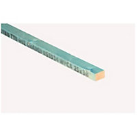 PACK OF 10 - 25mm x 50mm Treated Sawn Roofing Batten (Blue) - 4.2m Length