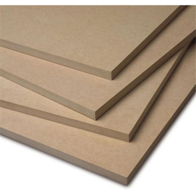 PACK OF 10 - 9mm MDF - General Purpose Medium Density Fibreboard (MDF) - 9 x 606 x 1220mm