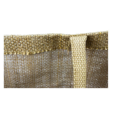 Pack of 10 Jumbo Large Natural Hessian Jute Bags 36 x 42 x 15 cm ...