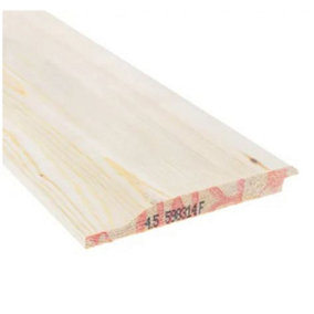 PACK OF 10 - PEFC Treated Shiplap/Weatherboard - 19mm x 125mm (Act Size 14.05 x 120mm) - 4m Length