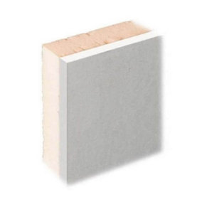 PACK OF 10 - Premium XPS Laminate Plus Insulated PLASTERBOARD Tapered Edge - 12.5mm x 1.2m x 2.4m