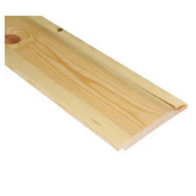 PACK OF 10 - Redwood Shiplap/Weatherboard - 19mm x 125mm (Act Size 14.05 x 120mm) - 3.6m Length