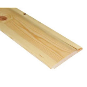 PACK OF 10 - Redwood Shiplap/Weatherboard - 19mm x 125mm (Act Size 14.5 x 120mm) - 3.6m Length