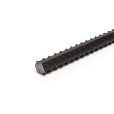 Pack of 10 Reinforcing Steel Bar - Ribbed Rebar (L)1m x (Dia)12mm