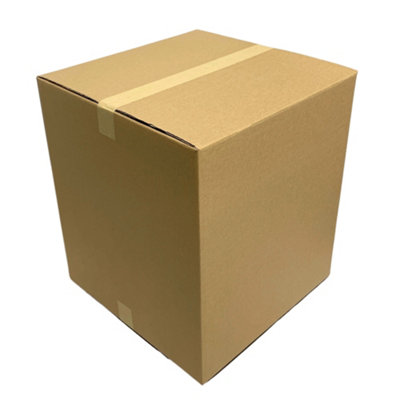Pack of 10 Removal Storage Cartons - Double Wall Cardboard Boxes - 18" x 18" x 20" / 450mm x 450mm x 500mm - 3