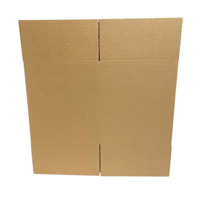 Pack of 10 Removal Storage Cartons - Double Wall Cardboard Boxes - 18" x 18" x 20" / 450mm x 450mm x 500mm - 4