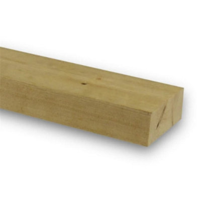 PACK OF 10 (Total 10 Units) - 100mm x 200mm (8" x 4") Sawn Timber Carcassing Wood Softwood Timber - 4.8m Length