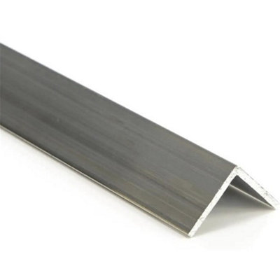 PACK OF 10 (Total 10 Units) - 12.7mm (H) x 12.7mm (W) x 3.2mm (T) - Premium Aluminium Angle - 1000mm Length