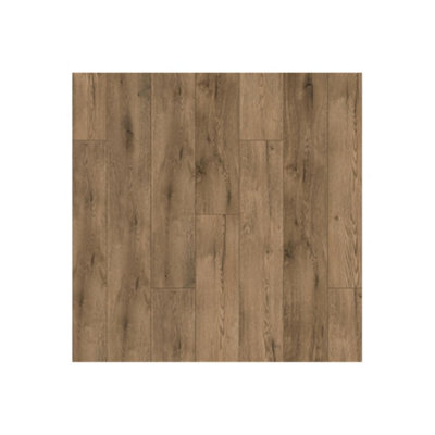 Pack of 10 (Total 10 Units) 12mm Thick Westside Oak Laminate Flooring - 1285mm (L) x 192mm (W) - 14.8m2 Coverage