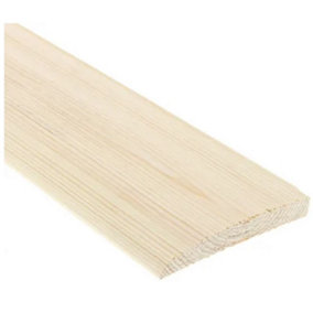 PACK OF 10 (Total 10 Units) - 14.5mm FSC Redwood Chamfered & Rounded Architrave 19mm x 100mm (act size 14.5mm x 96mm)x 3000mm