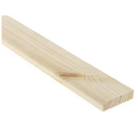 PACK OF 10 (Total 10 Units) - 14.5mm FSC Redwood Pencil Round Architrave 19mm x 50mm (act size 14.5mm x 45mm)x 4200mm
