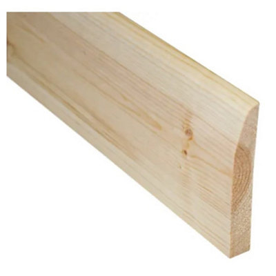 PACK OF 10 (Total 10 Units) - 14.5mm Redwood Chamfered & Rounded Architrave 19mm x 100mm (act size 14.5mm x 96mm)x 4200mm