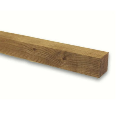 PACK OF 10 (Total 10 Units) - 150mm x 150mm (6" x 6") Sawn Timber Carcassing Wood Softwood Timber - 1.2m Length