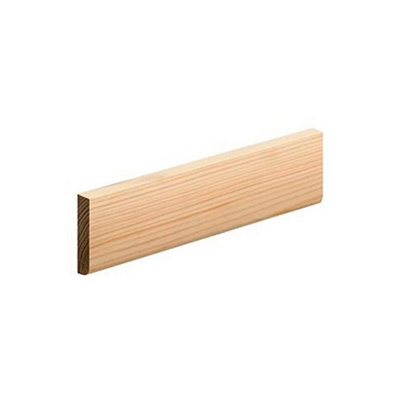 PACK OF 10 (Total 10 Units) - 19mm Thick Redwood Pencil Round Architrave 19mm (T) x 50mm (W) x 2100mm (L)