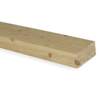 PACK OF 10 (Total 10 Units) - 19mm x 150mm (15mm x 145mm Finish) Planed All Round Redwood Timber - 4.5m Length