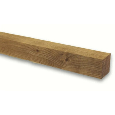 PACK OF 10 (Total 10 Units) - 200mm x 200mm Sawn Timber Carcassing Wood Softwood Timber - 4.8m Length