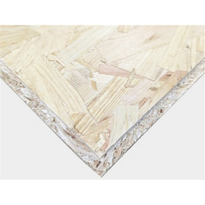 PACK OF 10 (Total 10 Units) - 2440mm x 590mm x 18mm OSB 3 Tongue & Groove Flooring / Roof Panel