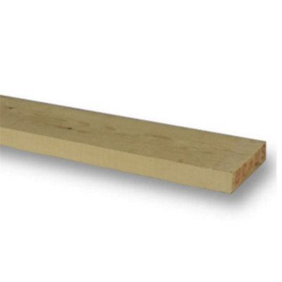 PACK OF 10 (Total 10 Units) - 25mm x 150mm Sawn Redwood Timber - 3.0m Length