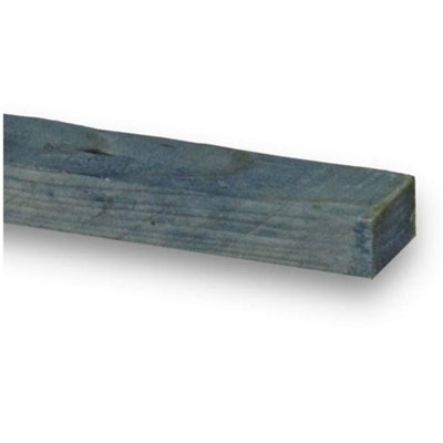 PACK OF 10 (Total 10 Units) - 25mm x 50mm Slate Lath Treated Roof Batten Graded to BS5534 - 4.8m Length