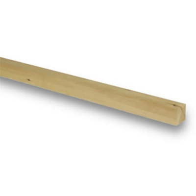 PACK OF 10 (Total 10 Units) - 38mm x 38mm (35mm x 35mm Finish) Planed All Round Redwood Timber - 1.2m Length