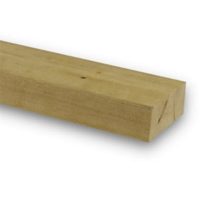 PACK OF 10 (Total 10 Units) - 38mm x 50mm (1.5" x 2") Sawn Timber Carcassing Wood Softwood Timber - 4.2m Length