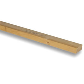 PACK OF 10 (Total 10 Units) - 47mm x 100mm (4x2") C24 Kiln Dried Regularised Timber Carcassing - 1.2m Length