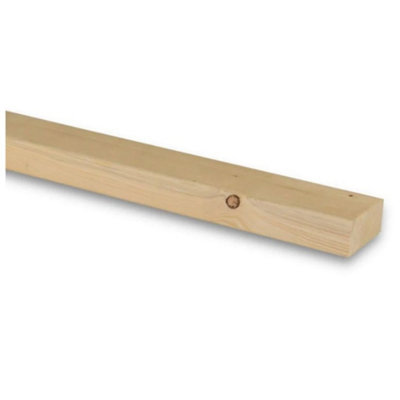 PACK OF 10(Total 10 Units)-47mm x 75mm (3x2")(45mm x 70mm Finish) C24 Kiln Dried Carcassing Timber-1.2m Length