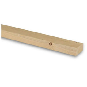 PACK OF 10 (Total 10 Units) - 47mm x 75mm (3x2") C24 Kiln Dried Carcassing Timber - 1.8m Length