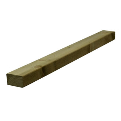 PACK OF 10 (Total 10 Units) - 47mm x 75mm C16 Kiln Dried Regularised Sawn Treated Timber - 3000mm Length