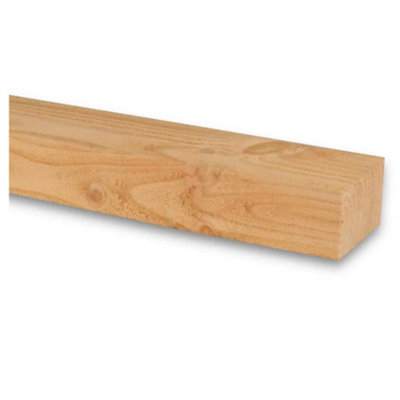 PACK OF 10(Total 10 Units)-75mm x 150mm (6x3")(70mm x 145mm Finish) C16 Kiln Dried Regularised Carcassing Timber-1.8m Length