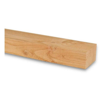 PACK OF 10(Total 10 Units)-75mm x 150mm (6x3")(70mm x 145mm Finish) C24 Kiln Dried Regularised Carcassing Timber-1.8m Length