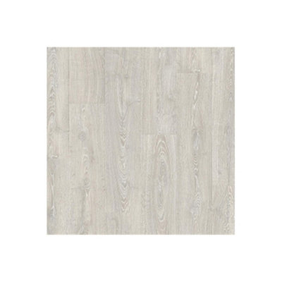 Pack of 10 (Total 10 Units) 8mm Thick Classic Oak Grey Laminate Flooring - 1380mm (L) x 190mm (W) - 18.35m2 Coverage