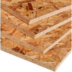 PACK OF 10 (Total 10 Units) - 9mm OSB - General Purpose Oriented Strand Board 3 (OSB 3) - 9mm x 606mm x 1220mm