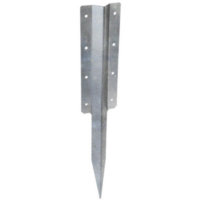Pack of 10 (Total 10 Units) - Double Sleeper Straight Support Spike - Galvanised - 660mm (L)