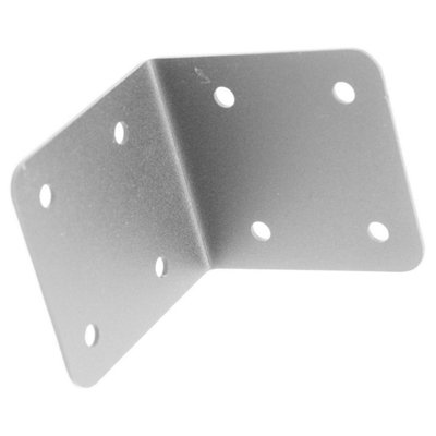 Pack of 10 (Total 10 Units) - Internal Sleeper Corner Support Bracket - Galvanised - 85mm (L)
