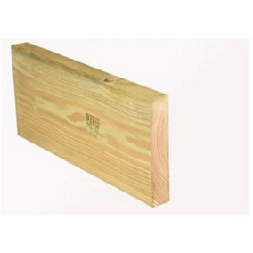 PACK OF 10 (Total 10 Units) - Kiln Dried C24 Regularised Treated Timber- 47mm x 225mm x 3600mm Length