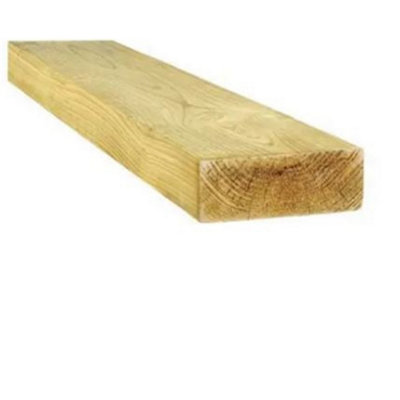 PACK OF 10 (Total 10 Units) -  PEFC Untreated C16 Kiln Dried CLS 50mm x 100mm x 3000mm Length